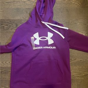 Under Armour Loose Fit Purple Hoodie